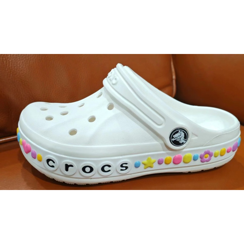 Crocs รองเท้าเด็กแบบสวม รัดส้น รองเท้าหัวโต sz.c8-j3
