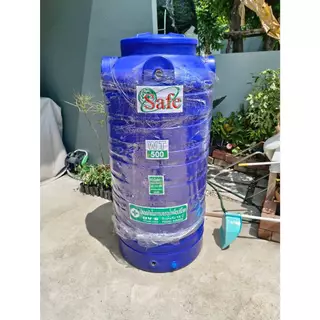 ถังน้ำ ถังเก็บน้ำบนดิน SAFE สีน้ำเงิน ครีมเรียบ เทาเรียบ 330-2,500 ลิตร ส่งฟรีกรุงเทพปริมณฑล (ต่างจังหวัดมีค่าส่ง)