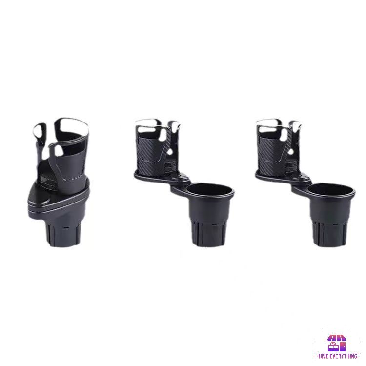 [แนะนำ👍] ที่วางแก้วในรถยนต์หมุนได้ 360 องศา ที่วางแก้วในรถยนต์แบบ 2 in 1 ใช้งานง่าย ปรับได้ 2 ชั้น - รูปที่ 2