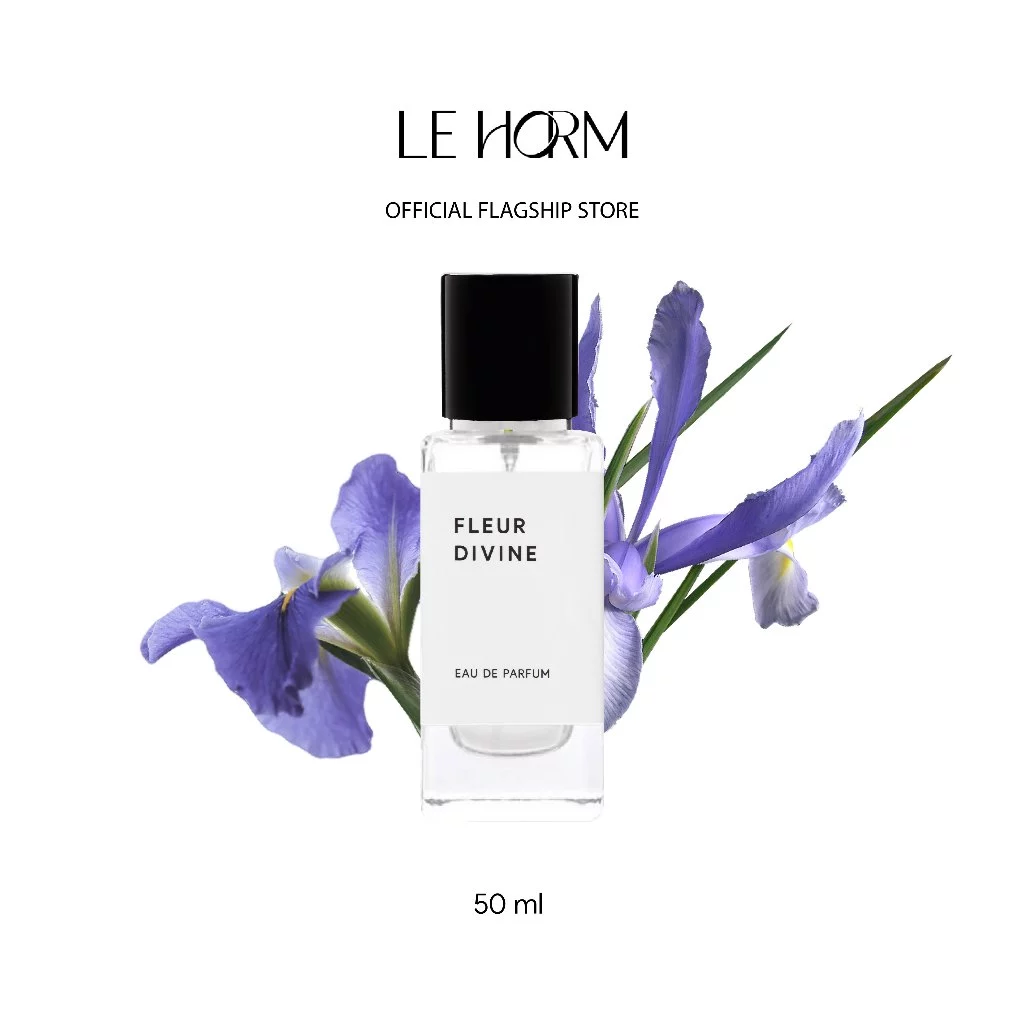 LE HORM Fleur Divine - น้ำหอม กลิ่นโทนสะอาด Musky Floral ที่เปิดด้วยกลิ่นออก Citrus 50ml