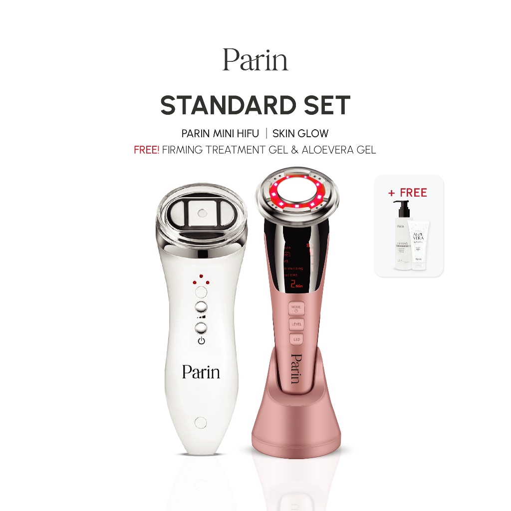SET PARIN SKIN GLOW & MINI HIFU : นวดหน้ากระจ่างใส กระชับ เฟิร์ม