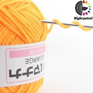 ไหมพรมฝ้าย สำหรับถักโครเชต์ ไหมพรมคอตตอนนม 4ply 25g Milk cotton yarn