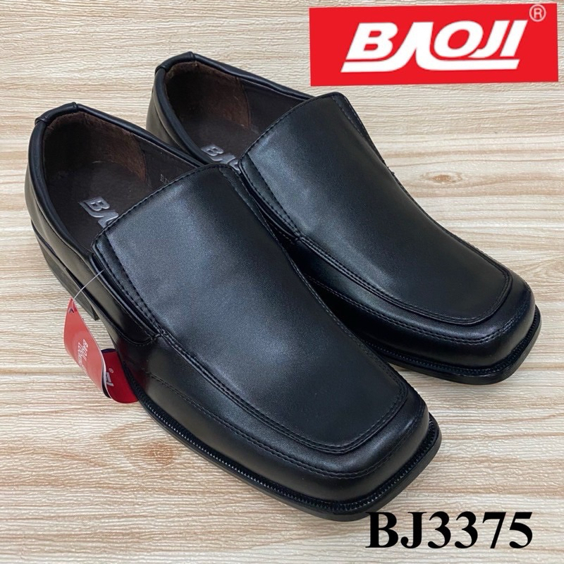 Baoji (บาโอจิ) รองเท้าคัทชูหนัง นักเรียน นักศึกษา หัวตัด รุ่น BJ3375 และ BJ8013