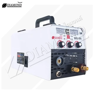 Diamond ตู้เชื่อม MIG ตู้เชื่อมไฟฟ้า 3 ระบบ รุ่น MIG/MMA/TIG มีหน้าจอแสดงกระแสไฟ เครื่องเชื่อม รุ่นไม่ใช้แก๊ส CO2