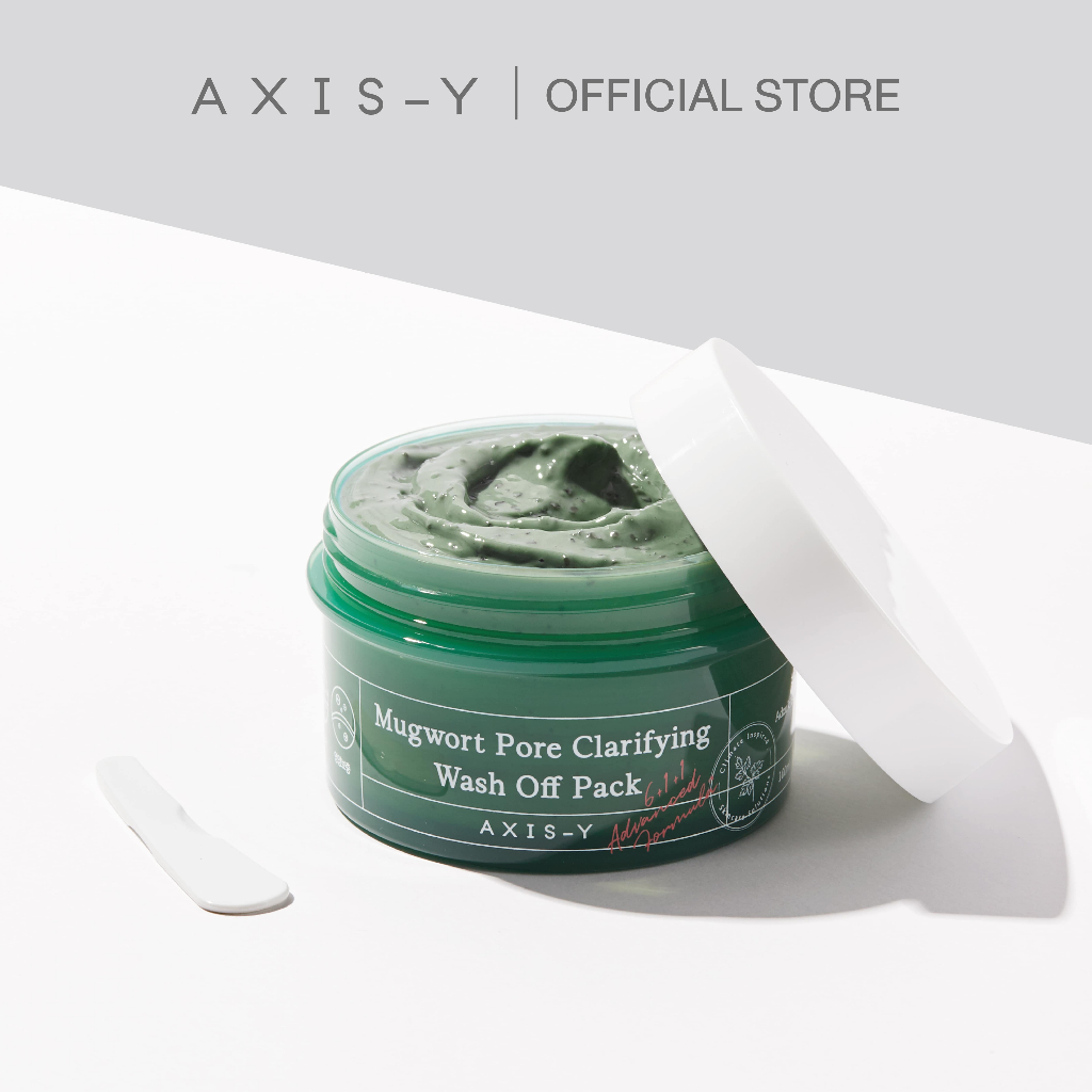 AXIS-Y Mugwort Pore Clarifying Wash Off Pack มักเวิร์ด พอร์ คลาริฟายอิ้ง วอช ออฟ แพ็ค