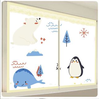 ม่านกันแอร์  ม่านกันแอร์สำหรับหน้าต่าง EVA ลายการ์ตูนน่ารัก …