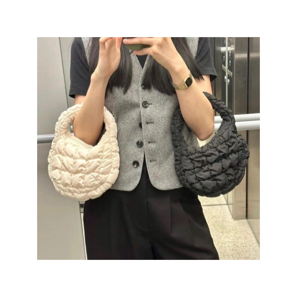 พร้อมส่ง * กระเป๋า Cos Quilted Micro Bag ของแท้ 100%