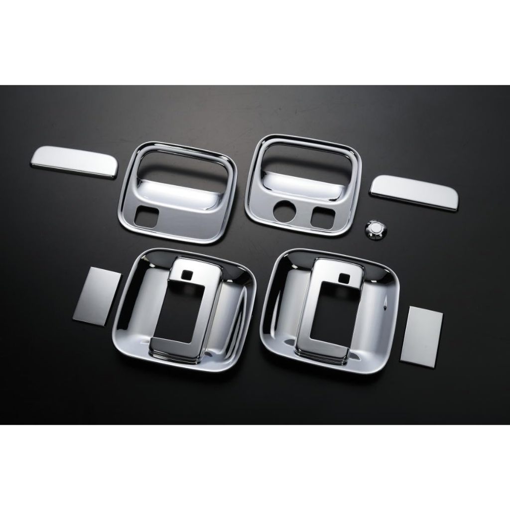S700 Series Atrai/Hijet Cargo Outside Door Handle Cover TYPE2 Bezel Integrated Chrome Plated ABS (Ke