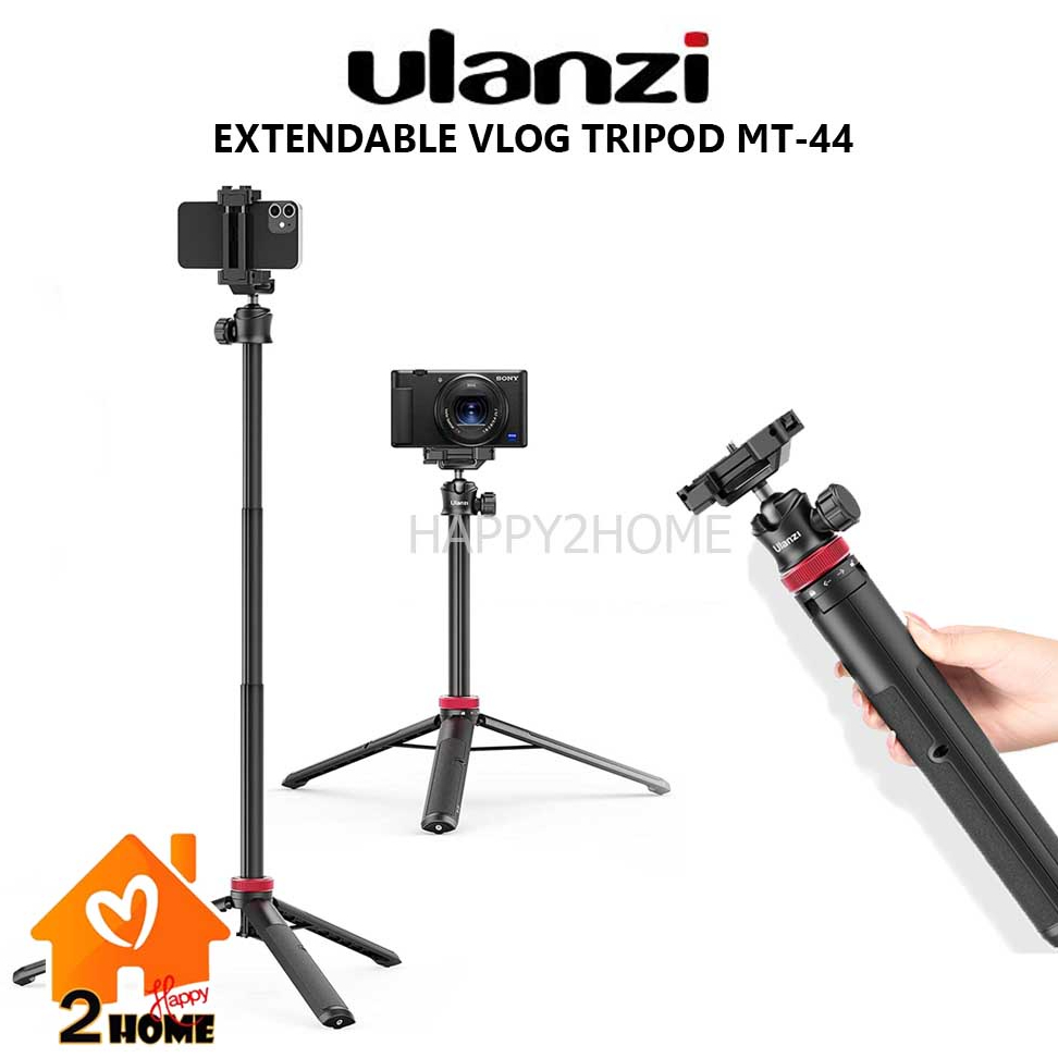 ขาตั้ง ไม้เซลฟี่ ยืดหดได้ Ulanzi MT-44 Vlog Tripod ใช้ได้ทั้งกล้อง มือถือ Action Cam
