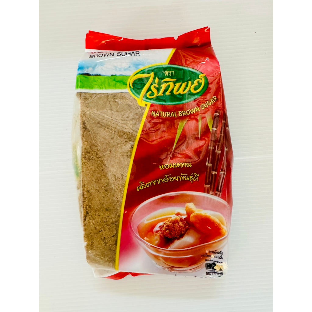 น้ำตาลทรายเเดง (โอทึ้ง) ไร่ทิพย์ ขนาด500กรัม