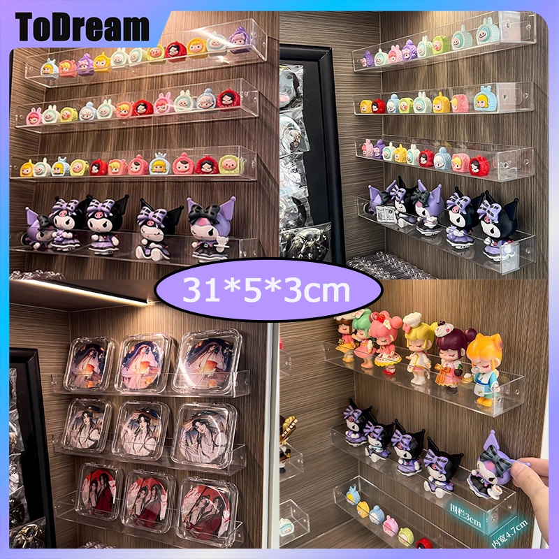 พร้อมส่ง ชั้นวางยาทาเล็บ ติดผนัง ชั้นวางขวดยาทาเล็บอะคริลิคใส ชั้นโชว์สีทาเล็บ ชั้นวางขวดสีทาเล็บ สําหรับร้านทําเล็บ