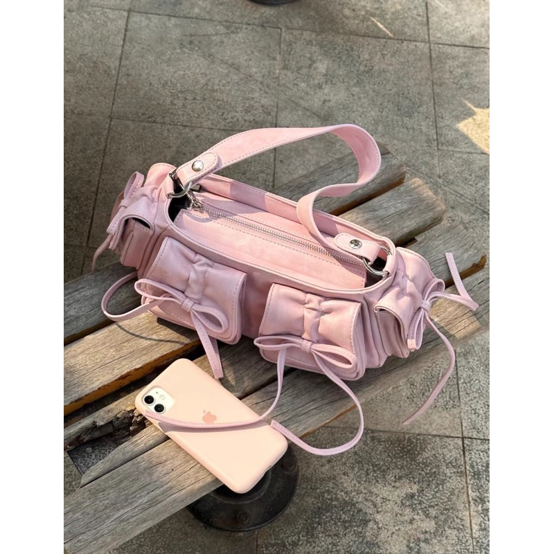 (พร้อมส่ง)(โค้ดลด30%) กระเป๋า Girls’heart รุ่น Ballet Butterfly กระเป๋าสะพายริบบิ้น🎀