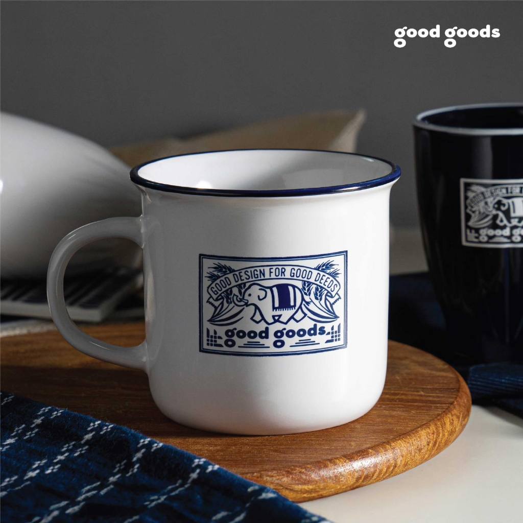 แก้วเซรามิกทรงสังกะสี Good Goods