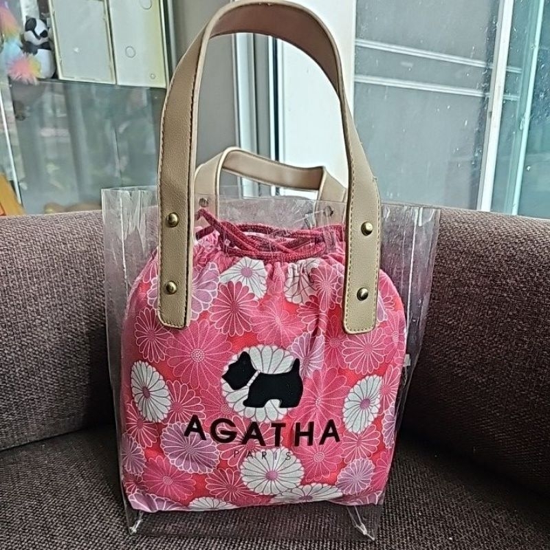 กระเป๋าพลาสติกใส Agatha Paris