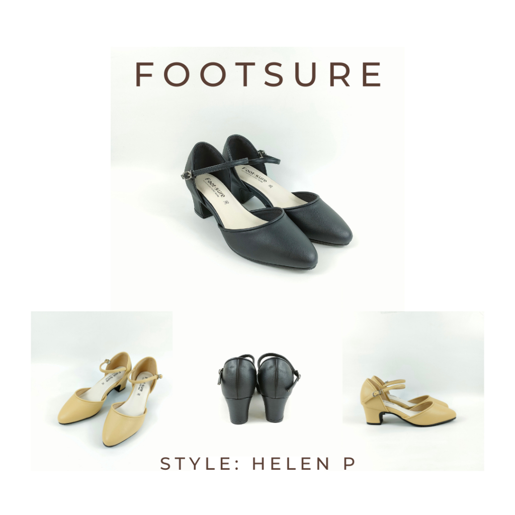 FOOTSURE รองเท้าผู้หญิง รุ่น HELEN วัสดุเกรดพรีเมื่ยม สวมใส่ นุ่มสบายเท้า สามารถยืน และเดินได้ทั้งวัน