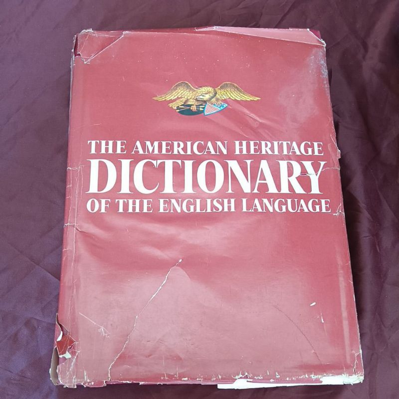 THE AMERICAN HERITAGE DICTIONARY OF THE ENGLISH LANGUAGE สภาพเก่าปกขาดขายตามสภาพ