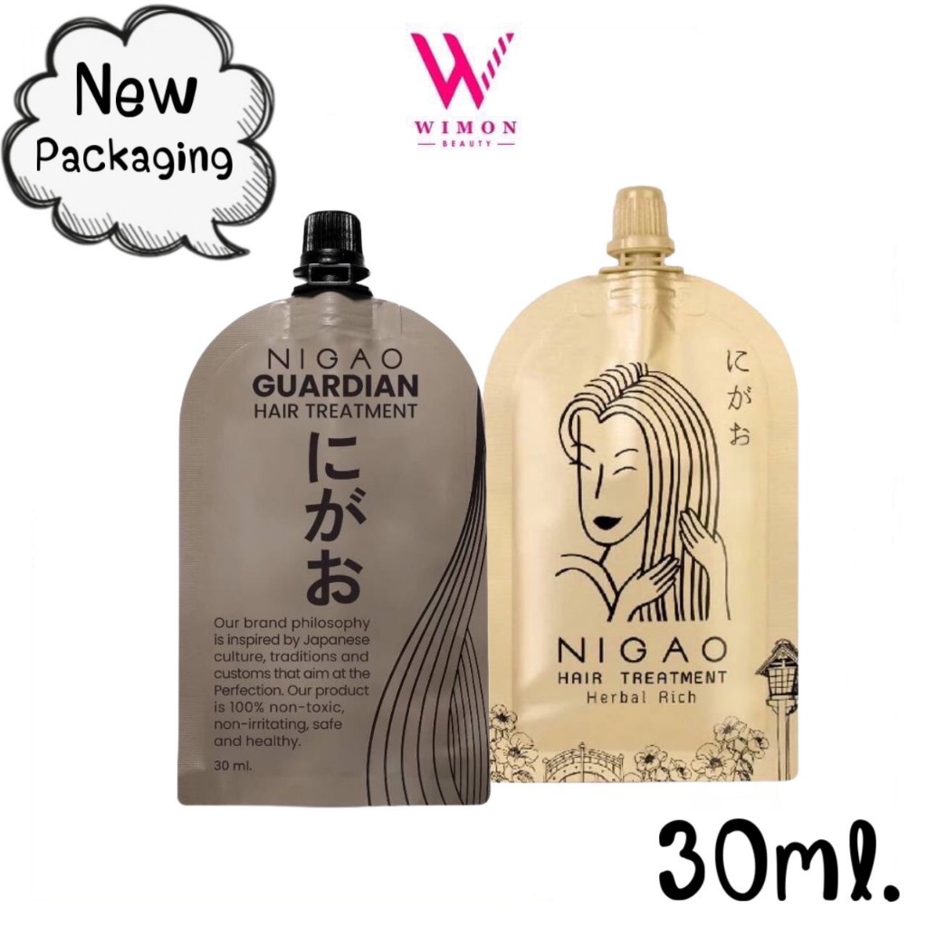 (แบบซอง)Nigao guardian / herbal rich treatment 30 ml นิกาโอะ การ์เดียน / เฮอร์บัล ริช เคลือบแก้ว ทรีทเม้นท์