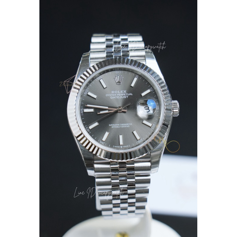 Rolex Datejust 41 mm.Dark Grey Automatic swiss movemen