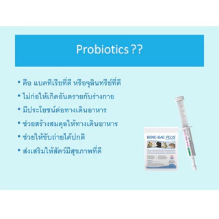 Benebac Plus Gel 30g ช่วยย่อย เสริมภูมิ สุนัข แมว กระต่าย พรี+โพรไบโอติก