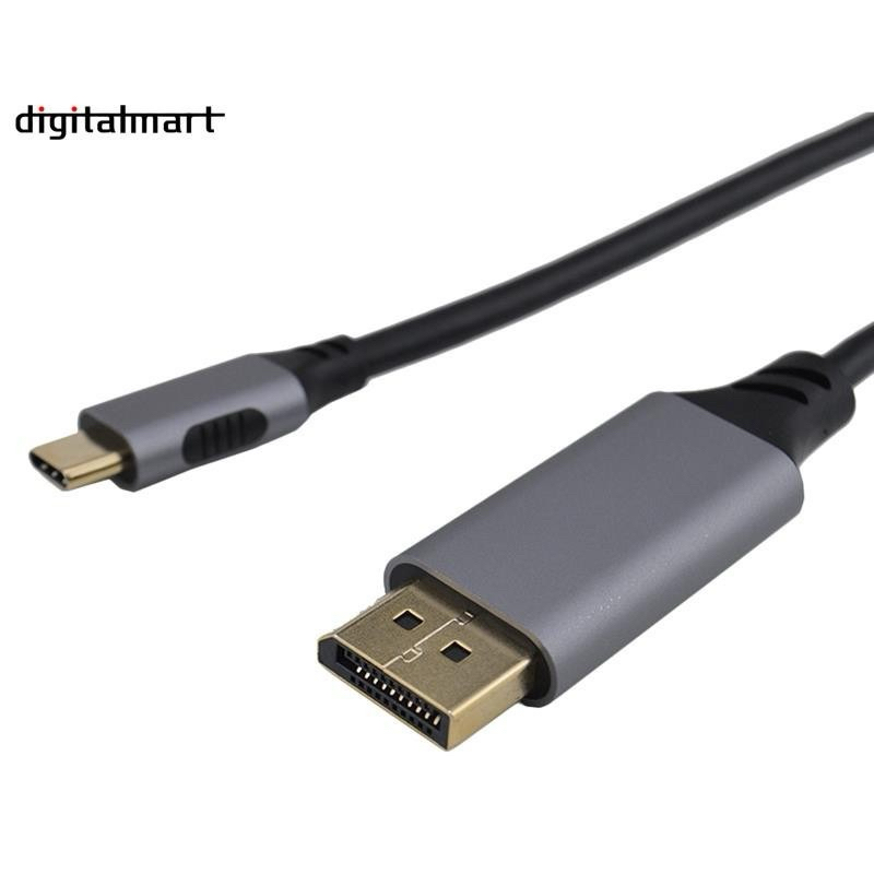 Usb C To Dp สายเคเบิ้ลแปลง 4K 60Hz/2K144Hz Usb C To แล็ปท็อปประเภท C เชื่อมต่อ To Monitor/ โปรเจคเตอ