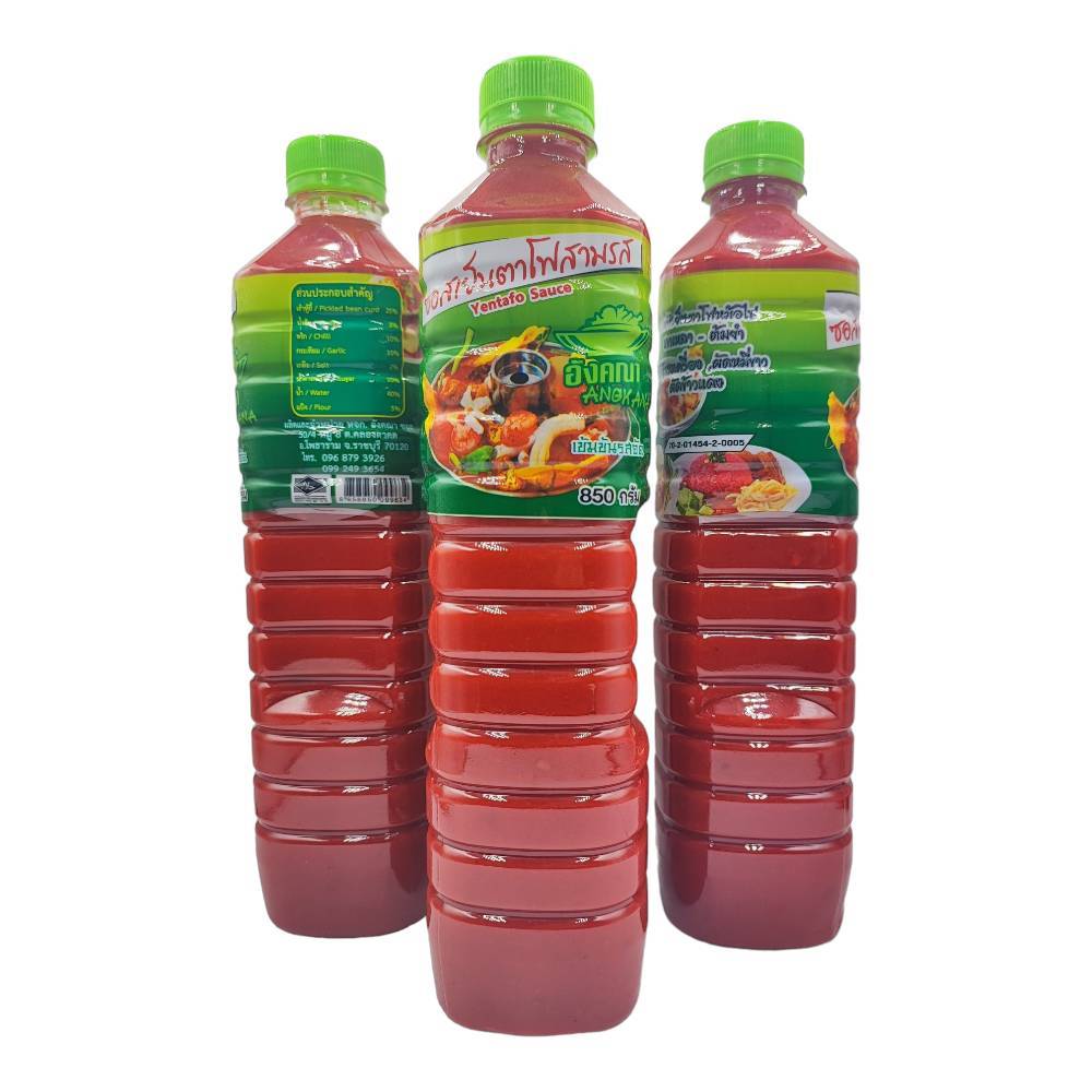 ซอสเย็นตาโฟสามรส Yentafo Sauce ตรา อังคณา ขนาด 850 กรัม