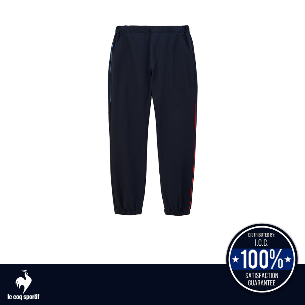 le coq sportif กางเกงวอร์มขายาว ออกกำลังกาย ผู้ชาย รุ่น SOLOTEX PREMIUM สีกรม (กางเกง, Sport, Pants)