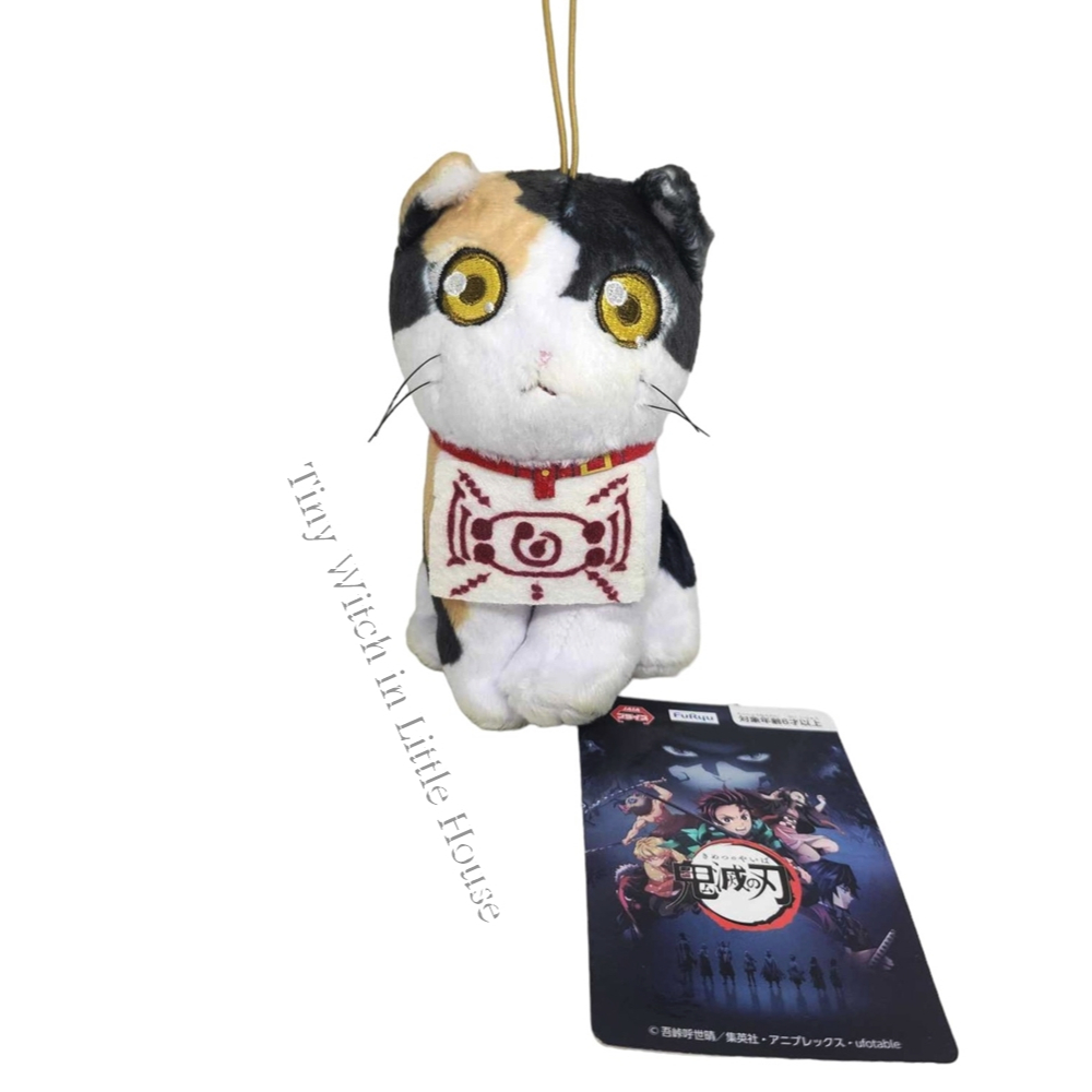 Demon Slayer: Kimetsu no Yaiba Chachamaru mascot key chain Doll ตุ๊กตาแมว จากดาบพิฆาตอสูร Furyu แท้ 