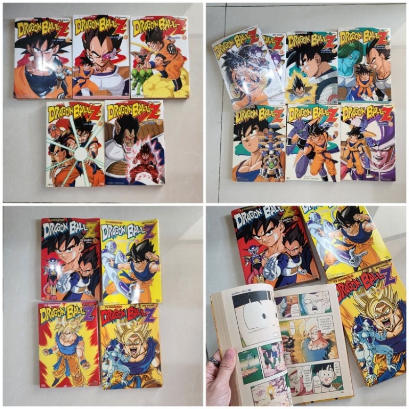 หนังสือการ์ตูน Dragon ball Z 3 ภาค **สีทั้งเล่ม** (มือสอง)