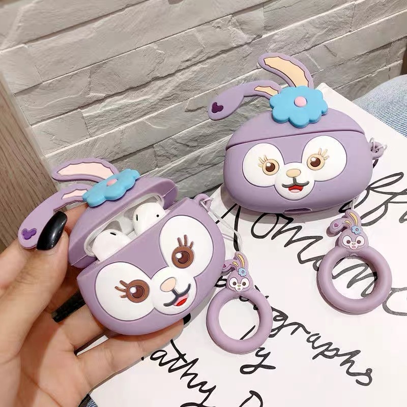 เคส สำหรับAirpods Case รุ่นที่ 3 เคส 2024ใหม่ Case หูฟังเคส น่ารัก ฟูฟังกระต่าย สไตล์การ์ตูน