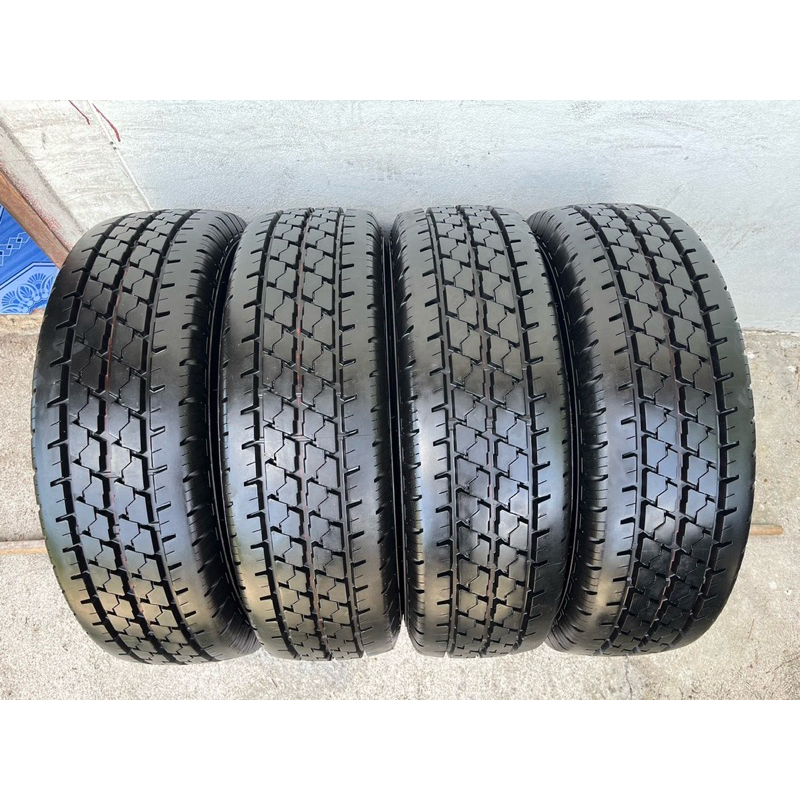 ยางยี่ห้อ Bridgestone 195R14 ปี2024 เป็นยางชุดถอดป้ายแดง