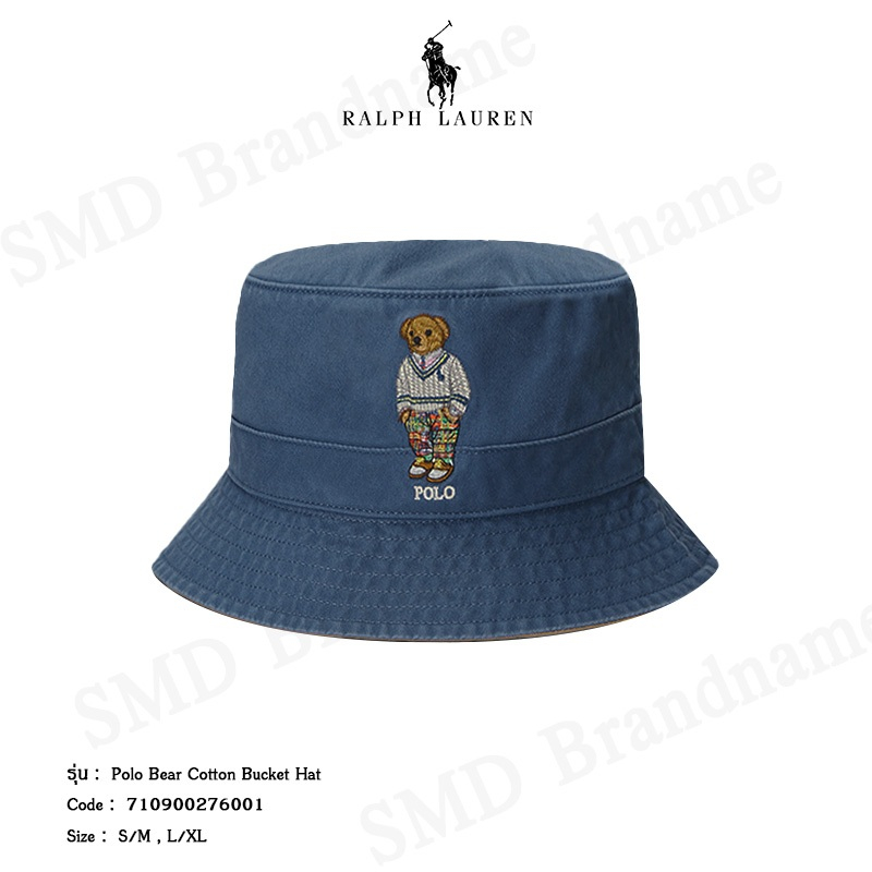 Polo Ralph Lauren หมวกบักเก็ต รุ่น Polo Bear Cotton Bucket Hat Code: 710900276001