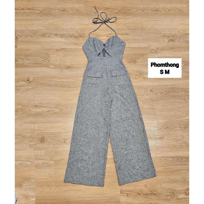 PHOMTHONG จั้มขายาว สีเทา S