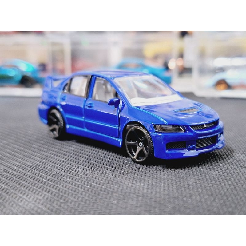 Majorette รถโมเดล Mitsubishi Lancer Evolution9 สีน้ำเงิน หายาก