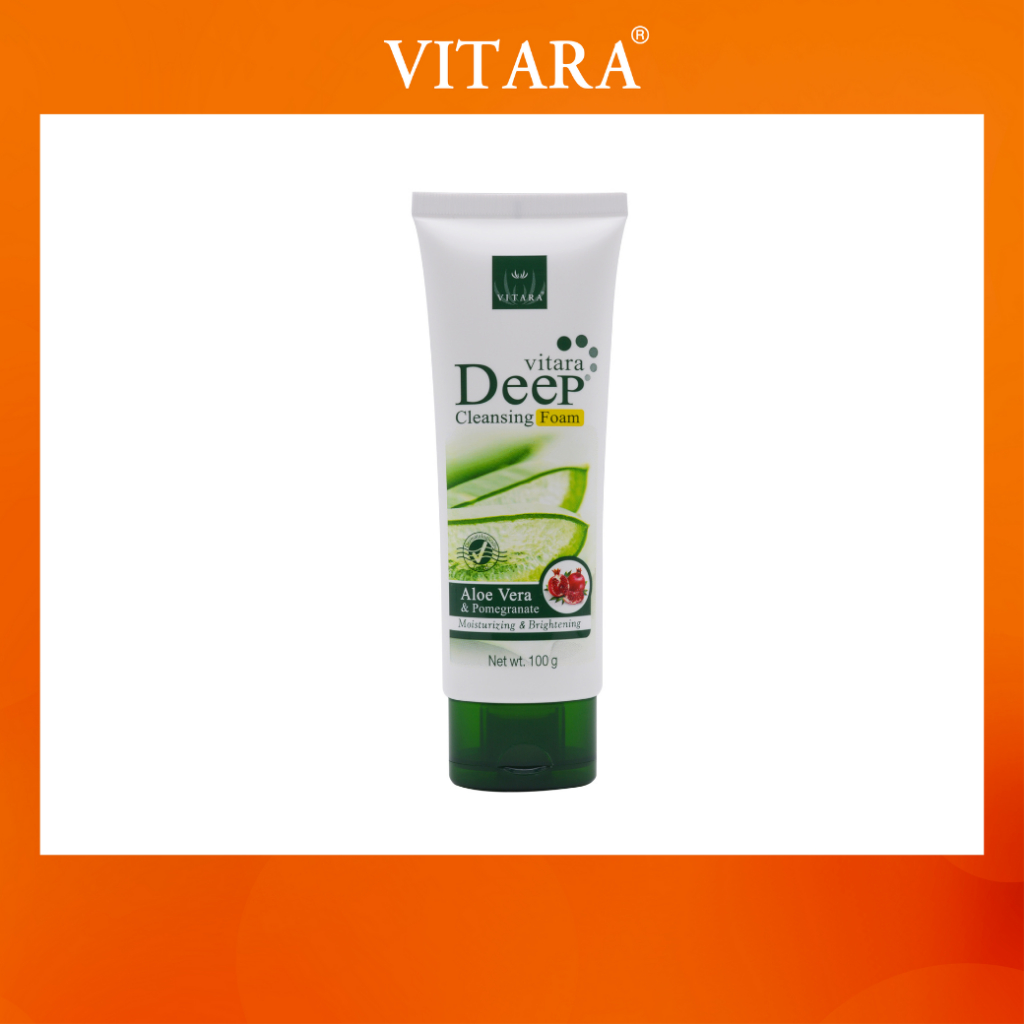 Vitara Deep Cleansing Foam 100 g ไวทาร่า ดีพ คลีนซิ่ง โฟม