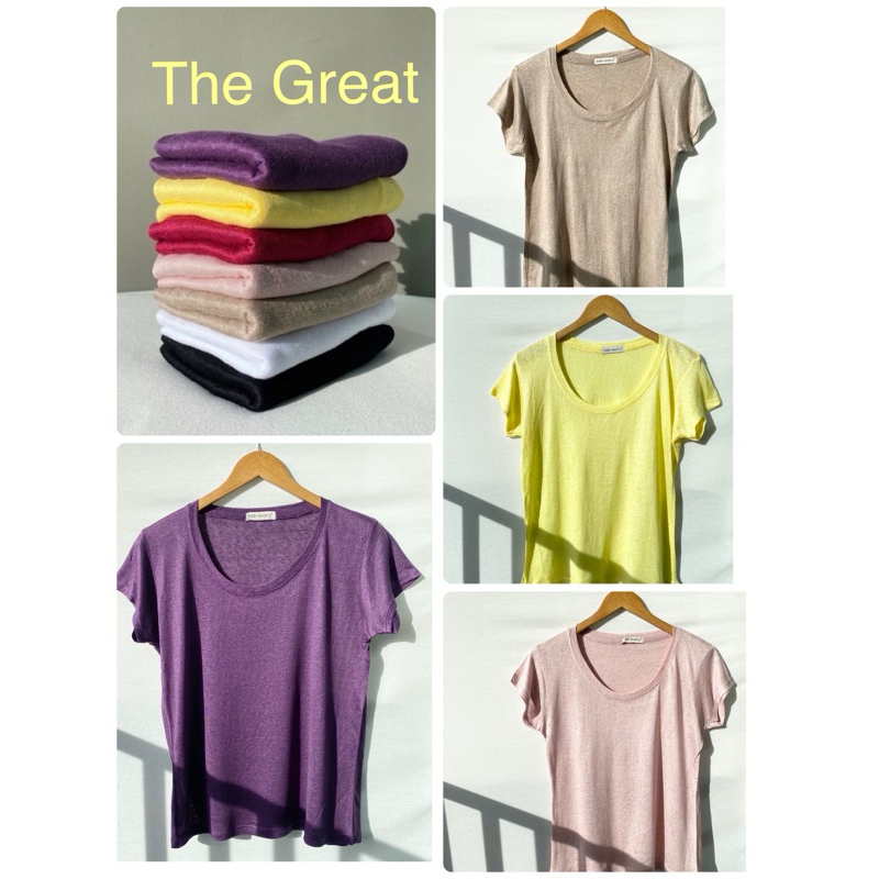 เสื้อยืดคอยู ผ้าสลาฟ