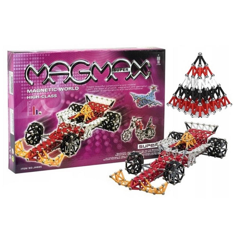 ชุดตัวต่อแม่เหล็ก MAGMAX MAGNETIC BLOCKS FORMULA 1 192 ELEMENTS Model : JH665(E)