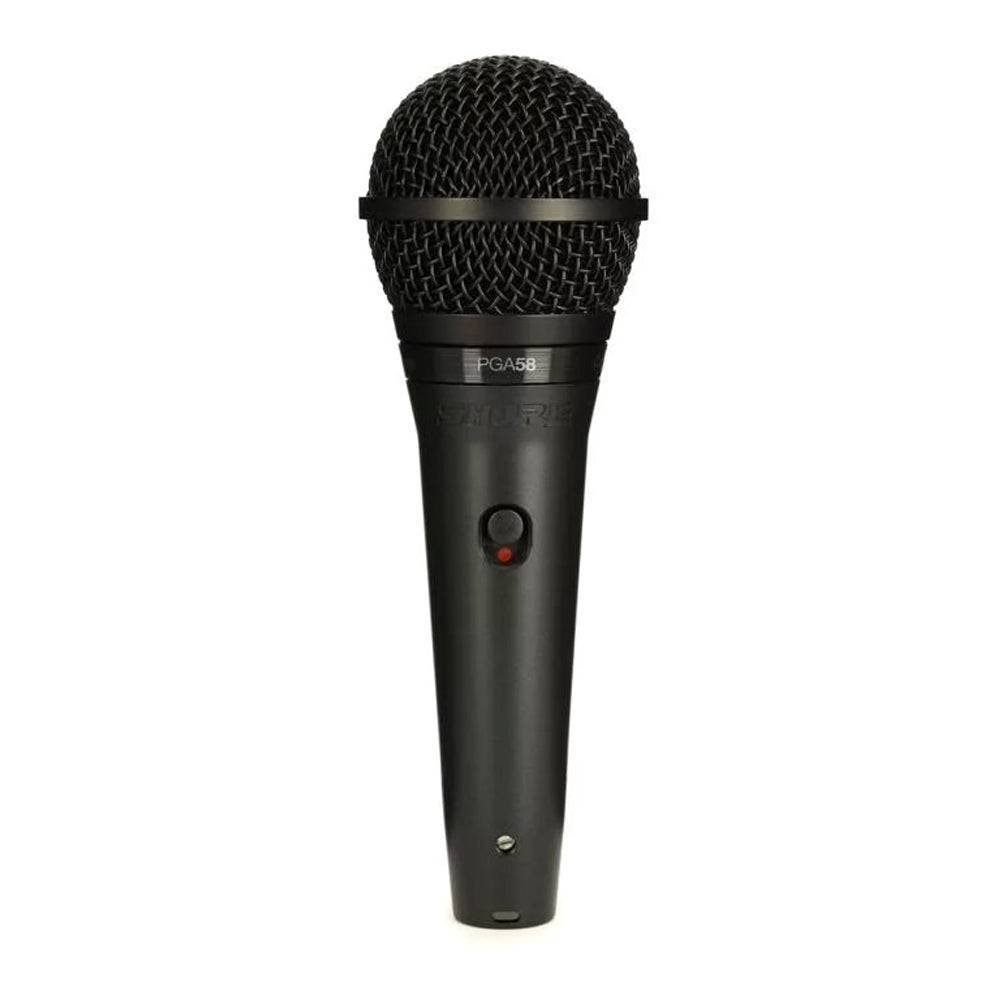 SHURE PGA58 ไมโครโฟน แท้ จาก SHURE ไมโครโฟนคุณภาพระดับมืออาชีพเหมาะสำหรับการแสดงเสียงร้องเพลงและพูด