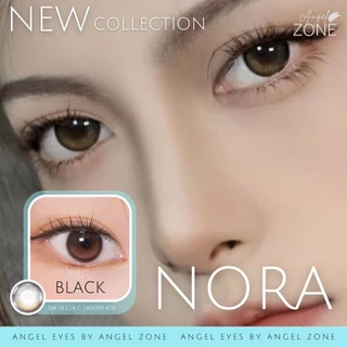 New!! Angel Zone คอนแทคเลนส์ รุ่น Nora Black 14.2 (รองรับสายตาปกติและค่าสายตาสั้น -0.50 ถึง -10.00)