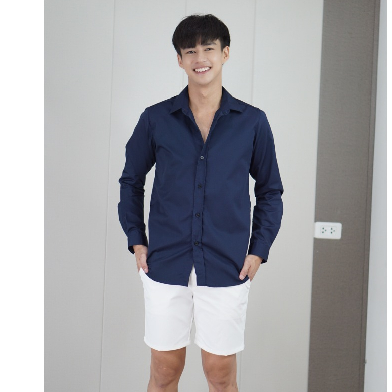 เสื้อเชิ้ตแขนยาว สำหรับผู้ชาย ผ้าคอตตอนทวิล (Cotton Twill)