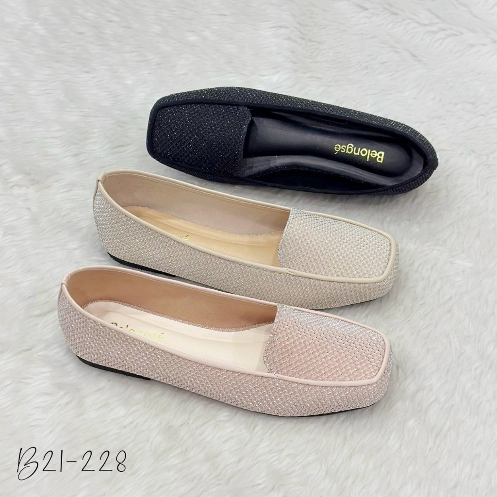 โปรล้างสต็อก เหลือ 239฿!!จากราคาเต็ม 339฿ หมดแล้วหมดเลย  Belongse' รองเท้าคัทชู  รุ่น  B21-228