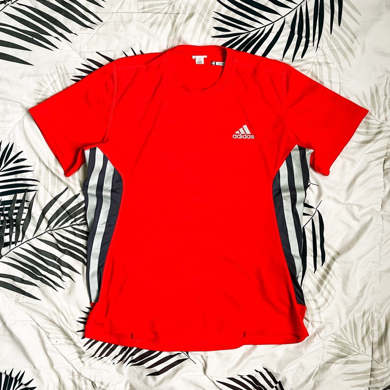 เสื้อกีฬามือสอง ADIDAS สีส้ม/เทา แท้💯