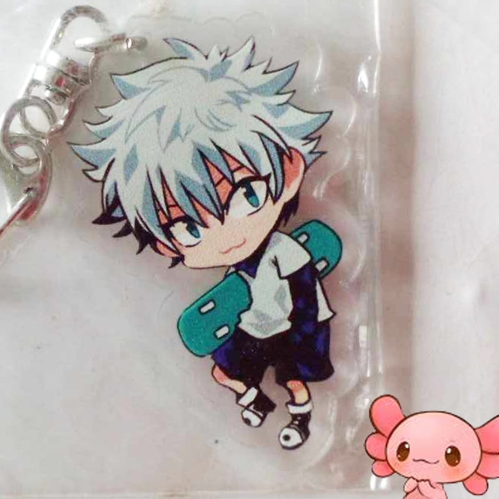 **พร้อมส่งในไทย**พวงกุญแจ  Hunter x Hunter Hisoka Gon Killua Kurapika กอร์น คิรัวร์ คุราปิก้า ฮิโซกะ (แพ็คใส่กล่อง) - รูปที่ 2