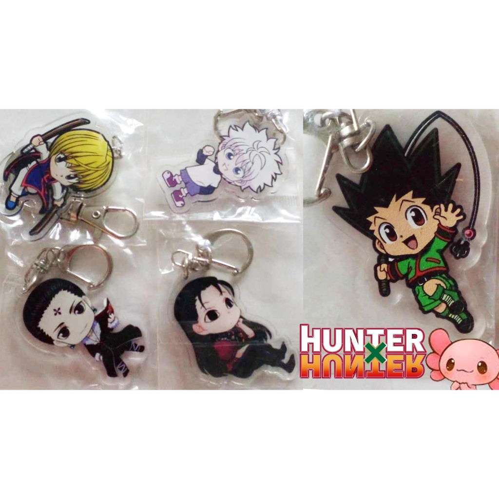 **พร้อมส่งในไทย**พวงกุญแจ  Hunter x Hunter Hisoka Gon Killua Kurapika กอร์น คิรัวร์ คุราปิก้า ฮิโซกะ (แพ็คใส่กล่อง)