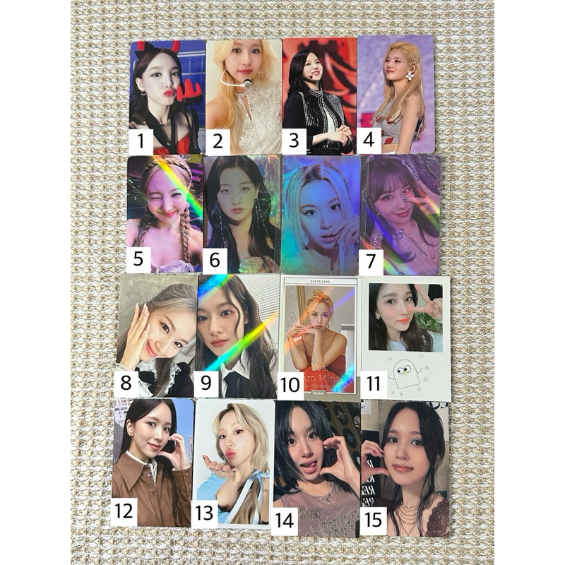 (พร้อมส่ง) การ์ดทไวซ์ TWICE PHOTOCARD