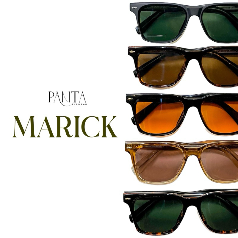 แว่นแบรนด์ PANTA MRK รุ่น Marick แว่นกันแดดเหมาะสำหรับหน้ากว้าง