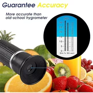 เครื่องวัดค่าความหวาน Brix 0-32% บริกซ์ รีแฟลกโตมิเตอร์ Meter เบียร์สาโทไวน์ Brix Refractometer