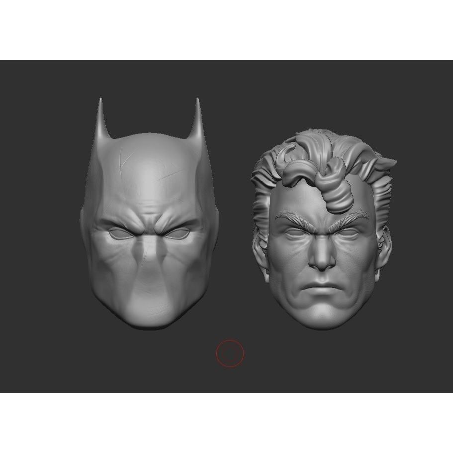 Knightfall Batman Azrael - Headsculpt for Action Figures 3D print model