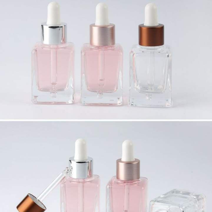 ขวดแก้วสีใส ขวดแก้วอโรมา SYB18-PURE*50ml สำหรับบรรจุน้ำมันหอมระเหย ใส่สารสกัดของเหลว cosmetics packaging glass bottle