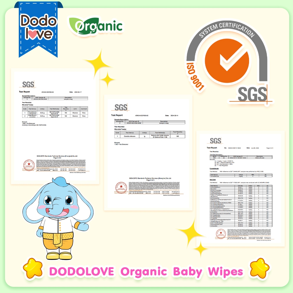 ส่งด่วน [1แถม1] MommyKids Baby Wipes ผ้าเช็ดทำความสะอาดสำหรับเด็ก ออร์แกนิค ห่อใหญ่ 80 แผ่น ทิชชู่เปียก - รูปที่ 5