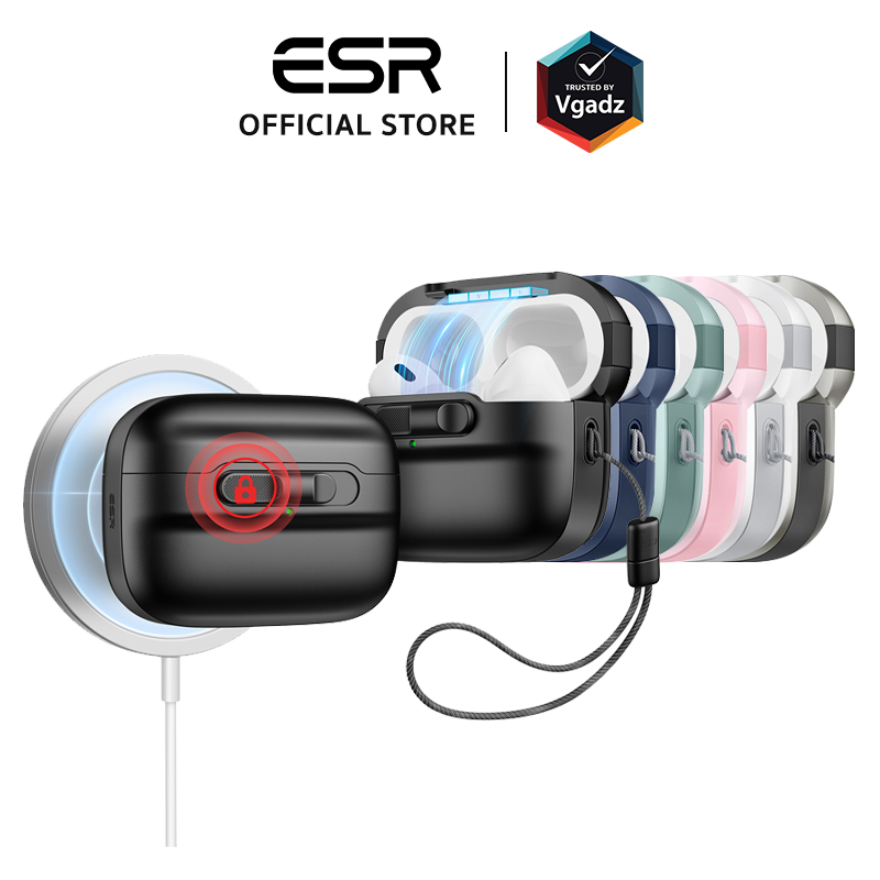 ESR เคสสำหรับ AirPods Pro 2/1 รุ่น Pulse Magnetic Lock Case (HaloLock)